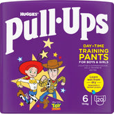 Scutece de zi Huggies Pull-Up, Trainer, pentru băieți – 2–4 ani, mărimea 6–7, scutece Pull-Up (40 de pantaloni) – Pantaloni de antrenament la toaletă pentru un antrenament ușor la toaletă – Învață de la ud la uscat