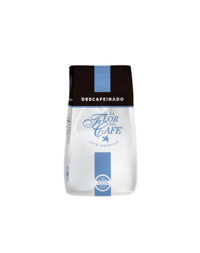 Boabe de cafea decofeinizate Flor del Café – 500 g | Decofeinizate ușor | 100% Arabica | Pachet de 20 de pliculețe