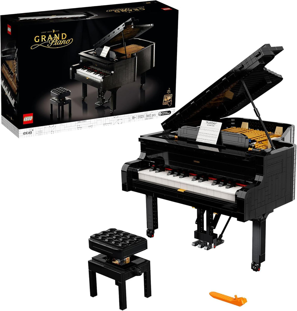 LEGO Ideas Konzertflügel (21323); Bauset; Ihr eigener Konzertflügel; tolles Modellbauprojekt geschätzten Pianisten, Musiker, Musikliebhaber oder Bastler (3.662 Teile)