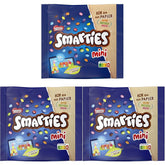 Nestlé SMARTIES Mini, linte mică cu ciocolată cu lapte, ambalată individual, pachet de 3 (1 x 187g)