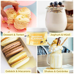 He-Ju, Pudră cu aromă de vanilie, 250 grame Arome Naty Shop