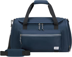 American Tourister BrightUp Zip Geantă de călătorie, 52 cm, 44 L, Albastru (Marine), Albastru (Marine), Geantă de călătorie 52 cm, Genți de voiaj Bagaje și echipament de călătorie Naty Shop