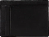 Armani Exchange Bărbați din piele netedă cu logo Accesoriu de călătorie-înveliș titular de card, negru Portofel Barbati Naty Shop Negru S