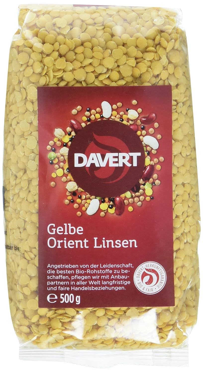 Linte galbenă orientală Davert (1 x 500 g) - Bio