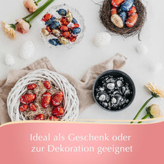 Lindt Schokolade LINDOR Eier Mix | 180 G | LINDOR Eier Mit Zartschmelzender Füllung in Den Sorten Milch, Haselnuss, Weiß, 45% Feinherb | Oster Schokolade | Schokoladengeschenk | Ostereier | Schokoeier Naty Shop