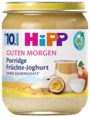 Iaurt cu fructe HiPP Organic Good Morning, 160g, pachet de 6 (6x160g)