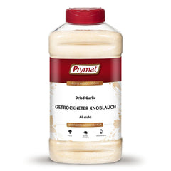 Prymat Getrockneter Knoblauch granuliert 1,05kg – Aromatisches Knoblauchgranulat zum Würzen von Fleisch, Fisch, Gemüse, Saucen, Dips & Marinaden – intensiv im Geschmack – ohne Zusätze