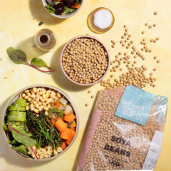 Soia Wholefood Earth – fără OMG – naturală – vegană – fără lactate – fără zahăr adăugat 1 kg