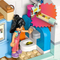 LEGO Friends Caravan, Set de construcție pentru jocuri de rol cu o rulotă de jucărie, Cadou pentru fete cu vârsta de peste 7 ani, Set de joacă creativ cu 3 minifigurine și figurină de animal dihor 42663 Seturi de constructie Besuche den LEGO-Store