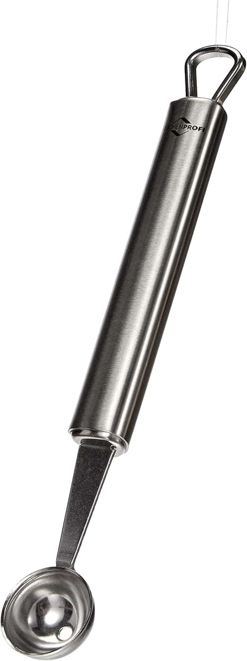 Küchenprofi Parma Melon Baller | Baller de fructe din oțel inoxidabil pentru pepeni | Parisienne Baller 20cm | Lingură de pepene galben sigură pentru mașina de spălat vase