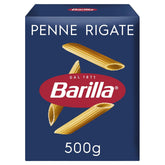 Paste Barilla Classic Penne Rigate Nr. 73 din grâu dur de înaltă calitate, întotdeauna al dente (1 x 500 g)