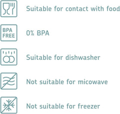 Mepal set de 9 borcane de depozitare cu capac - Recipiente dreptunghiulare pentru alimente - Organizator de bucătărie din plastic - Recipiente de depozitare etanșe - 7 borcane de depozitare și 2 borcane de depozitare a alimentelor - Alb Cutii depozitare alimente Naty Shop