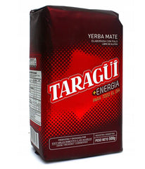 Set de ceai Mate Energia Caffeine | Ceai Yerba Mate Taragui Energia 500 g | Ceai Mate Caffeine | Alternativă la băuturile energizante și cu cofeină | Ceai Yerba Mate cu frunze întregi 1 kg