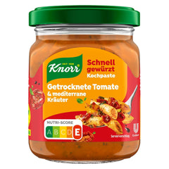 Knorr Schnell gewürzt Kochpaste Getrocknete Tomate & mediterrane Kräuter einfach & schnell für einen besonders intensiven, geballten Geschmack 165 g