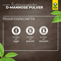 Raab Vitalfood® D-Mannose Pulver (220 G) - Frei Von Zusätzen, Vegan, Glutenfrei, Gut Löslich, Mit Meßlöffel in Der Dose, Vorratspackung, 100% D-Mannose (Gewonnen Aus Mais) Indulcitori Naty Shop