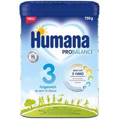 Humana 3 Folgemilch Vorteilspack - 4x750g mit 5 HMO, Natürliche Abwehrkräfte, Optimal für Babys ab dem 10; monat
