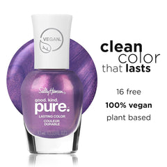 Good, Kind, Pure Iris Dusk, formulă vegană, ultra-luminos, uscare rapidă, 10 ml