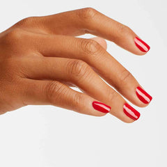 Oja OPI Nail Lacquer în nuanțe de roșu și portocaliu – Oja cu uscare rapidă, rezistentă la ciobire și de lungă durată – durează până la 7 zile – cu pensulă ProWide extra-lată