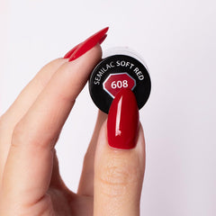 Oja UV Semilac 608 Roșu Moale 7 ml