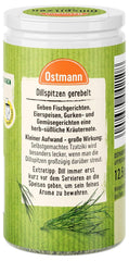 Ostmann Gewürze - Dillspitzen gerebelt | Ideal für Kartoffelsalat, Fischgerichte und Senfsaucen | 12,5 g in der Streudose