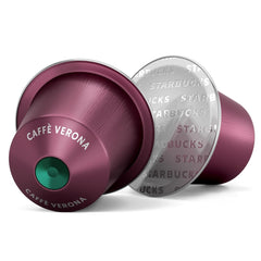 STARBUCKS Caffé Verona by Nespresso, Dunkle Röstung, Kaffeekapseln 10 x 10 (100 Kapseln)