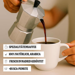 . Colombia Brew 2 x 250 g – Spezialitätenkaffee in Bohnen (85,5 SCA Punkte) – 100% Arabica aus Kolumbien – Florale und fruchtige Noten – Ideal für Filter & Cold Brew – Frisch geröstet in Spanien