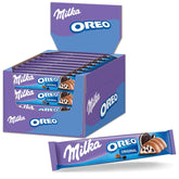 Batoane de ciocolată Milka – Ciocolată cu lapte alpină cu bucăți de biscuiți cu cacao și umplutură fină de cremă de lapte – 36 x 37g