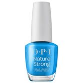 OPI Nature Strong Fresh as a Blue Daisy - Oja Albastră – Strălucire Intensă și Rezistență de 7 Zile | Culoare de Lungă Durată pentru Unghiile Tale | 15 ml