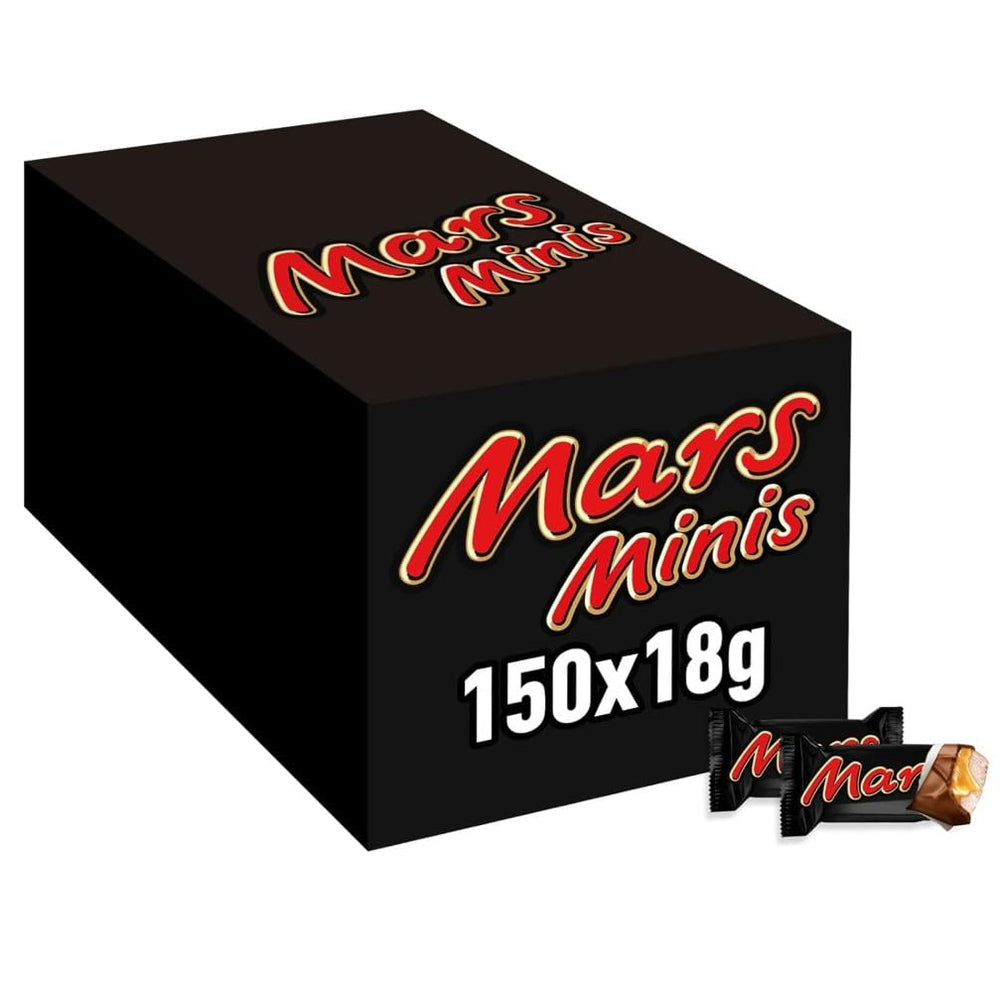 Batoane de ciocolată Mars Minis | Pachet vrac de ciocolată | Caramel | 150 x 18g