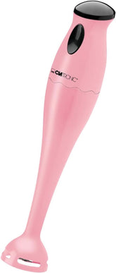 Clatronic Stabmixer/Pürierstab/Blender/Stab-Mixer/Stick/Mixstab SM 3577; Edelstahl-Schlagmesser; Für Smoothie, Kürbispüree, Babybrei, Milchshake; Mit Mixbehälter (500 Ml); 180 Watt; Pink Bucatarie Naty Shop Pink