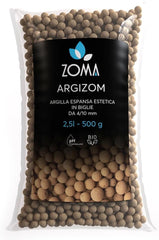 Argilă expandată pentru plante în ghiveci, bile mici de argilă pentru drenaj și aerare, argilă expandată pentru hidroponie și decorațiuni estetice fără coloranți chimici - 650 g