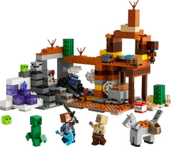 LEGO Minecraft Mina din Badlands, jucărie minieră pentru joc video, set pentru băieți și fete cu vârsta de peste 8 ani, cărămizi distractive de construcție, set de aventură, cadou de ziua de naștere 21263 Seturi de constructie Besuche den LEGO-Store