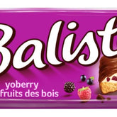Balisto Chocolate Pack Vrac, Yoberry, Batoane de ciocolată cu cereale și iaurt, 8 x 18,5 g, Ciocolată, Batoane Muesli, Pachet Vrac de ciocolată (148 g)