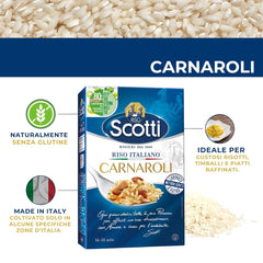 - Carnaroli - Orez extrafin pentru risotto, orez din Italia, gata în 16 minute - 1 kg