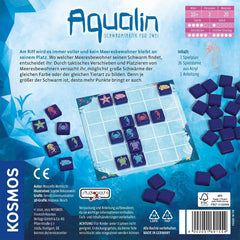 KOSMOS 691554 Aqualin - Swarm Tactics pentru doi, joc pentru doi jucători, joc de societate pentru exact 2 jucători cu vârsta de 10 ani și peste, joc de strategie