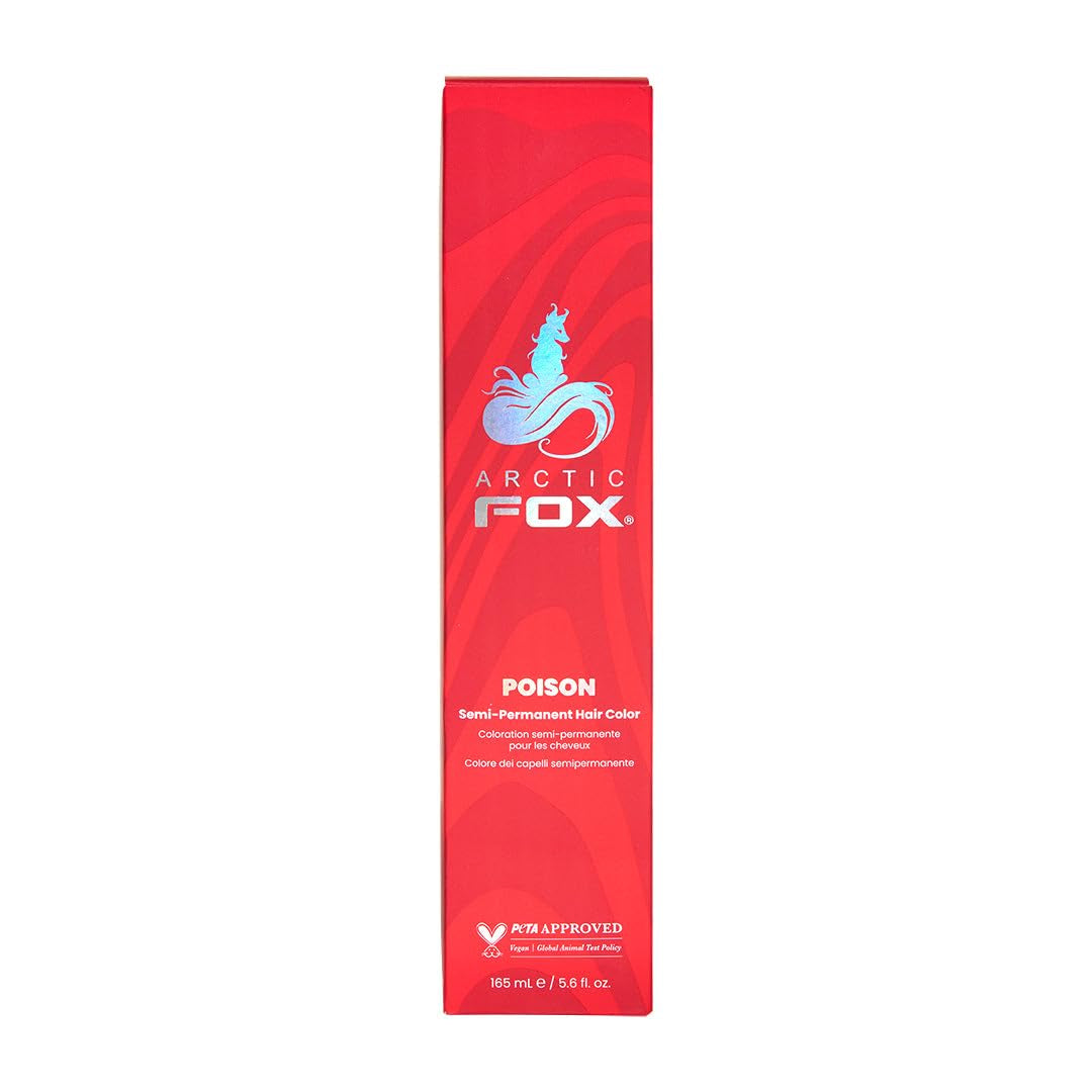100% vegan și fără cruzime Vibrant Semi Permanent Hair Colour Dye - Purple AF 165 ml e Vopsea pentru par Naty Shop Otravă