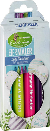 Heitmann Egg Colors - Pastel pentru pictor de ouă - 4 creioane de colorat în roz, verde, albastru și violet
