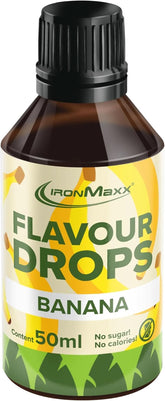 Picături aromate Ironmaxx - Fără calorii și fără zahăr, 50 ml Arome Naty Shop Banana