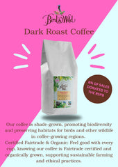 Boabe de cafea espresso, amestec de 1 kg, prăjire medie, cafea organică Fairtrade, cultivată la umbră, prietenoasă cu păsările, boabe întregi, greutate netă 1 kg