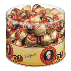 Mozartkugeln – Originale din Austria – Ciocolate fine cu nuga și marțipan – 825g (1 pachet)