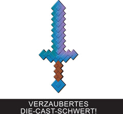 Mattel Minecraft Diamond Level Steve figurină de acțiune cu 3 accesorii, figurină de colecție, figurină la scară reală de aproximativ 14 cm și design pixelat HXM84 Action figures Naty Shop