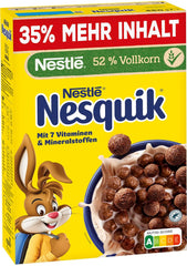 Nesquik Nestlé Nesquik Crunchy Breakfast, Cereale cu ciocolată și cereale integrale, 1 pachet (1 x 330g)