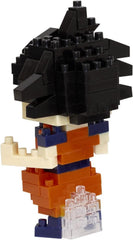 NANOBLOCKS Bandai - Nanoblock - Son Goku - Dragon Ball Z - Mini-Bausteinfigur - Konstruktionsspiel - Bausatz für Manga-Pixel-Figur - NBDB001