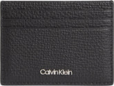 Calvin Klein MINIMALISM CARDHOLDER 6CC Portofel pentru bărbați, Black (Ck Black), OS Portofel Barbati Naty Shop Titlu implicit