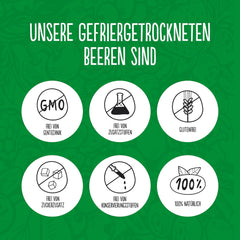 Căpșuni liofilizate Super Garden | Delicioase și 100% pure fructe liofilizate | Căpșuni uscate întregi pentru gustări sănătoase sau coacere | Căpșuni liofilizate 19g Produse deshidratate Naty Shop