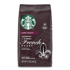 Cafea boabe Starbucks Dark Roast — French Roast — 100% Arabica — 1 plic (340 ml)
