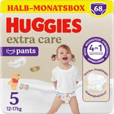 Scutece Huggies Extra Care Pants cu design Disney, mărimea 5, 68 scutece (2x34), cutie pentru jumătate de lună