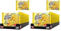 Nissin Ramen - Pui la cuptor thailandez, pachet de 10, tăiței instant în stil asiatic, preparați după o rețetă thailandeză, rapid și ușor de preparat, mâncare asiatică (10 x 65 g)