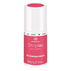 Oja UV alessandro Striplac Hawaiian Dream – Delicată și de lungă durată – Îndepărtare ușoară datorită tehnologiei de îndepărtare peel-off – Vegană și cruelty-free – 8 ml