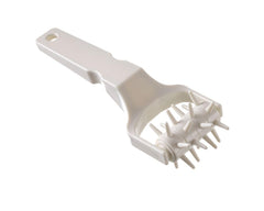 Rolă de aluat HENDI, tăietor de aluat, tăietor cu grilaj pentru aluat, pentru blaturi umede de prăjituri și aluat de patiserie, precum și aluat de pizza, 77x210mm, polipropilenă